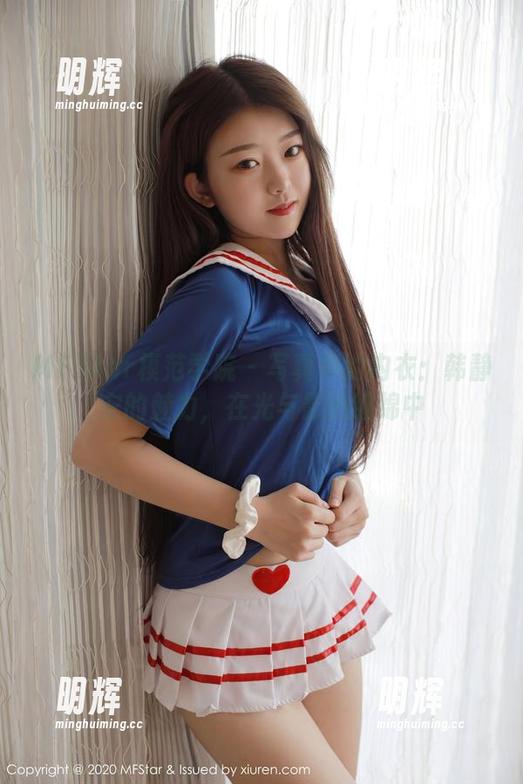 MFStar模范学院 - 写真中的内衣：韩静安的魅力，在光与影的缠绵中