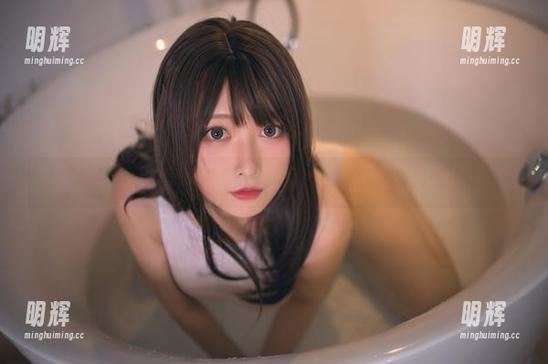 念念_D写真，赤城白无垢，连光线都想打码！